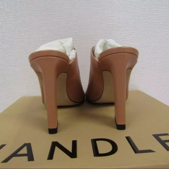 Wandler | Casta Block Heel Mules Sepia Tan Size 6.5 NEW - Picture 7 of 14